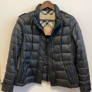 Burberry Black Quilted Jacket
